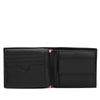 Tommy Hilfiger Enamel Flag Leather Bifold Wallet