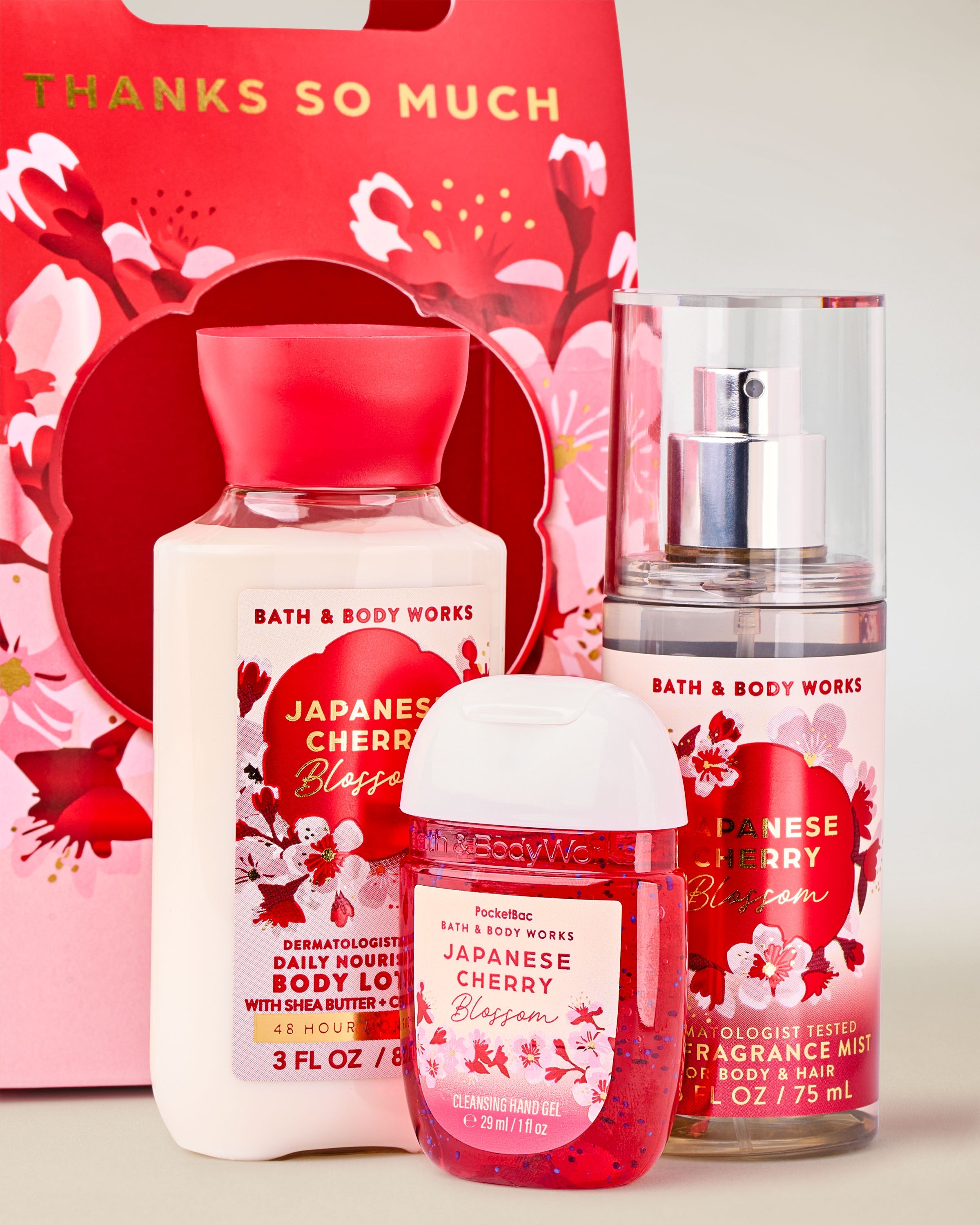 Bath & Body Works Japanese Cherry Blossom Mini Gift Set