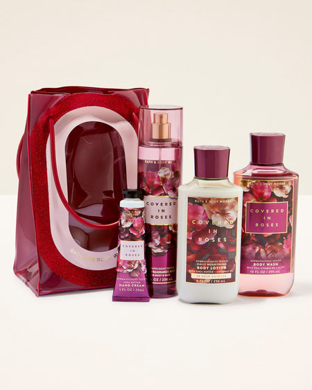 Bath & Body Works Covered In Roses Gift Set