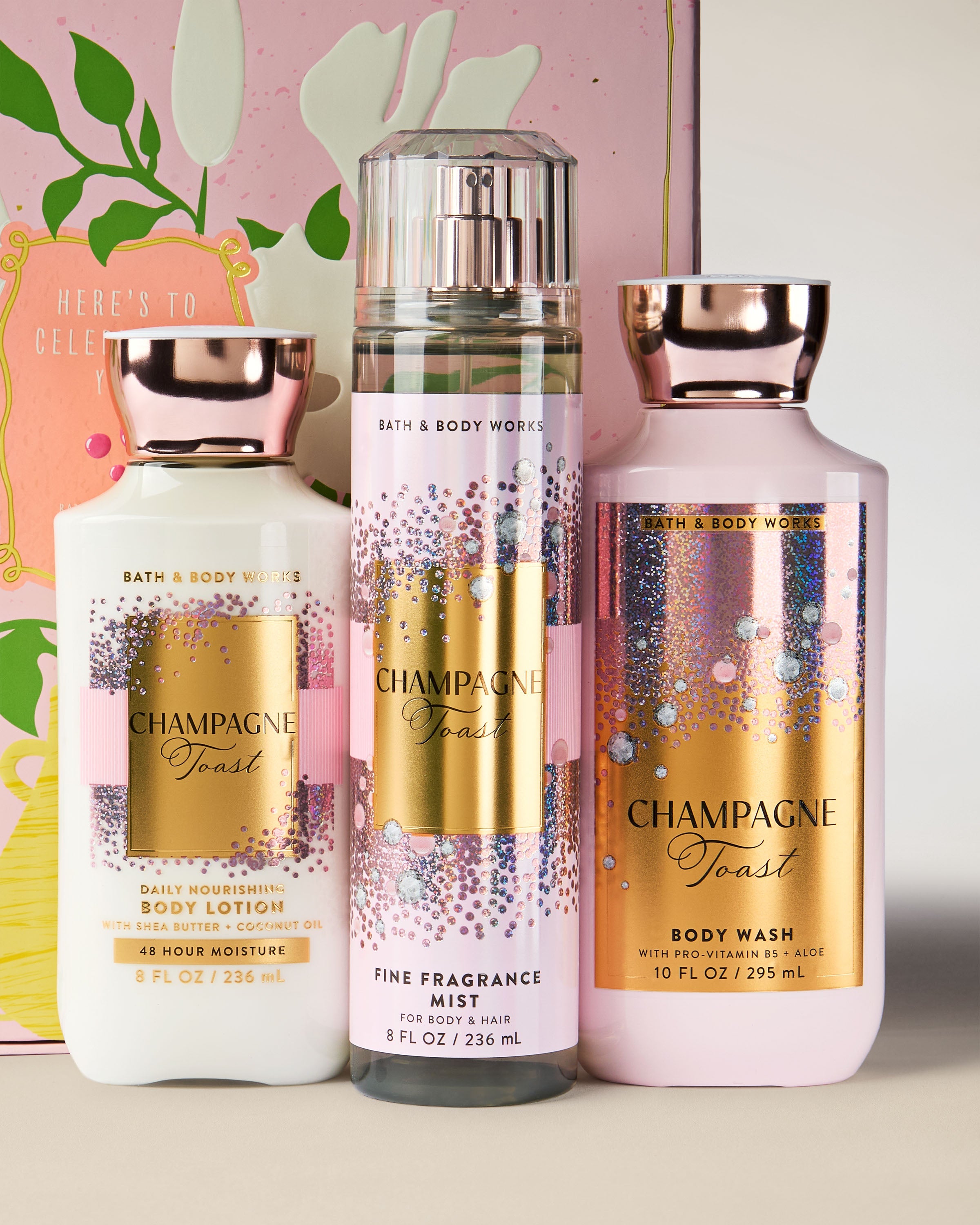 Bath & Body Works Champagne Toast Gift Set