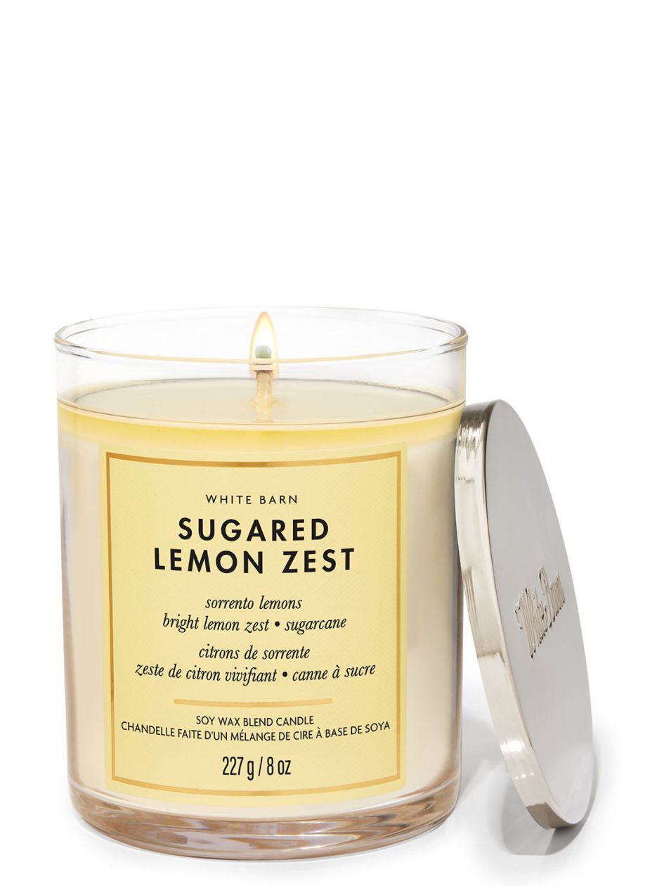 Bath & Body Works Sugared Lemon Zest Scented Candle
