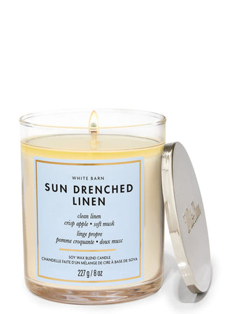 Bath & Body Works Sun-Drenched Linen Scented Candle