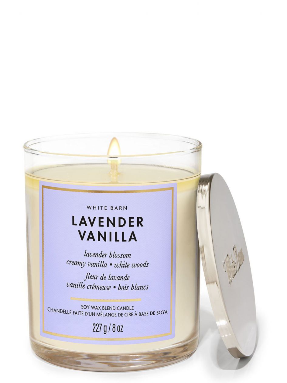 شمعة معطرة باث اند بودي وركس Lavender Vanilla