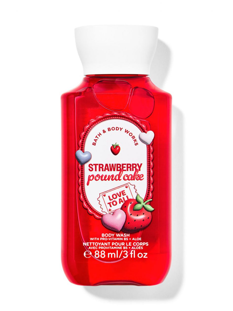 Bath & Body Works Strawberry Pound Cake Shower Gel