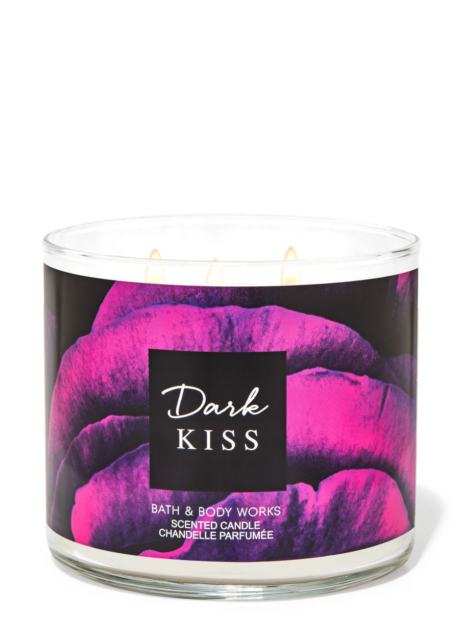 Bath & Body Works Dark Kiss 3-Wick Scented Candle