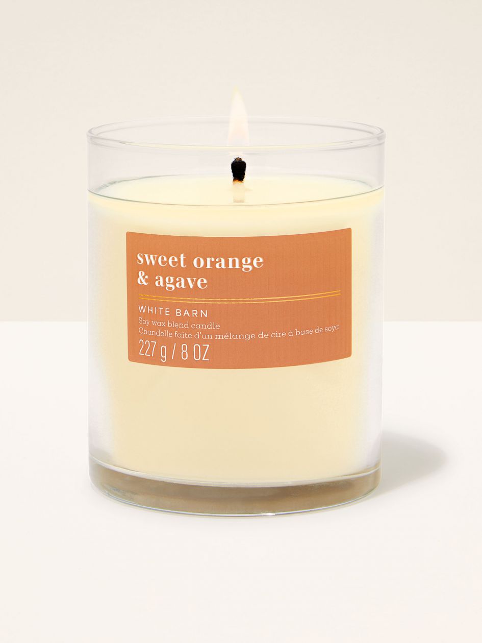 White Barn Sweet Orange & Agave Scented Candle