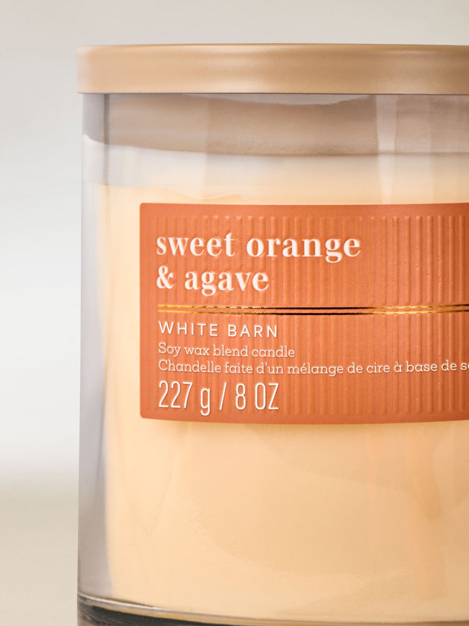 White Barn Sweet Orange & Agave Scented Candle