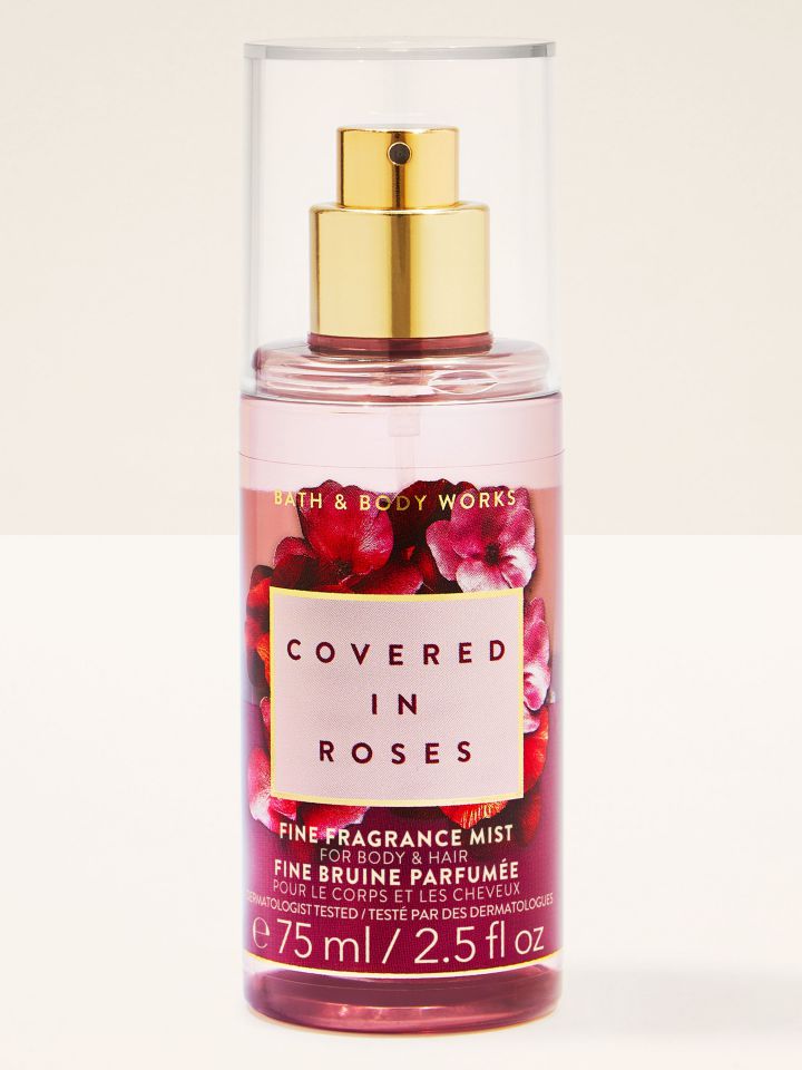 سبراي جسم باث اند بودي وركس Covered In Roses Mini ‏75 مل