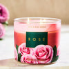 Bath & Body Works Rose 3-Wick Scented Candle