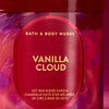 Bath & Body Works Vanilla Cloud 3-Wick Scented Candle
