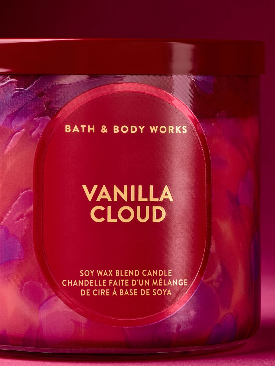 Bath & Body Works Vanilla Cloud 3-Wick Scented Candle