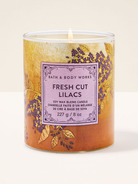 Bath & Body Works Fresh Cut Lilacs Scented Candle