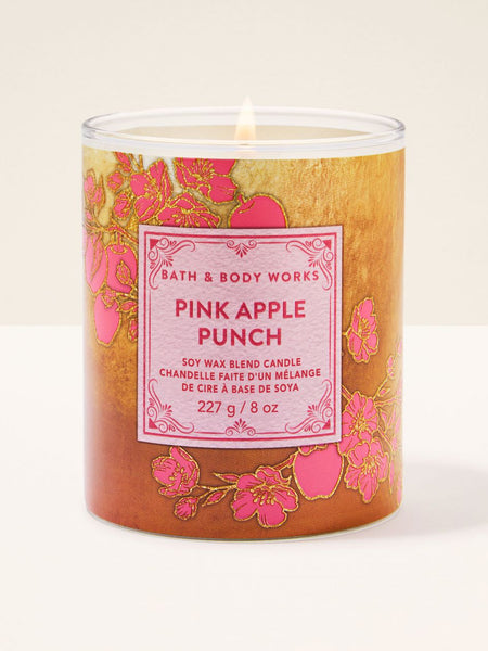 Bath & Body Works Pink Apple Punch Scented Candle