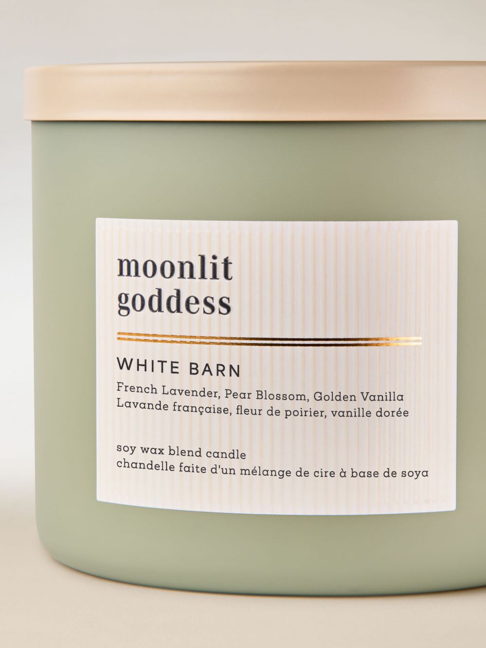 شمعة معطرة وايت بارن Moonlit Goddess 3-Wick