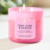 White Barn Pink Lilac & Vanilla 3-Wick Scented Candle