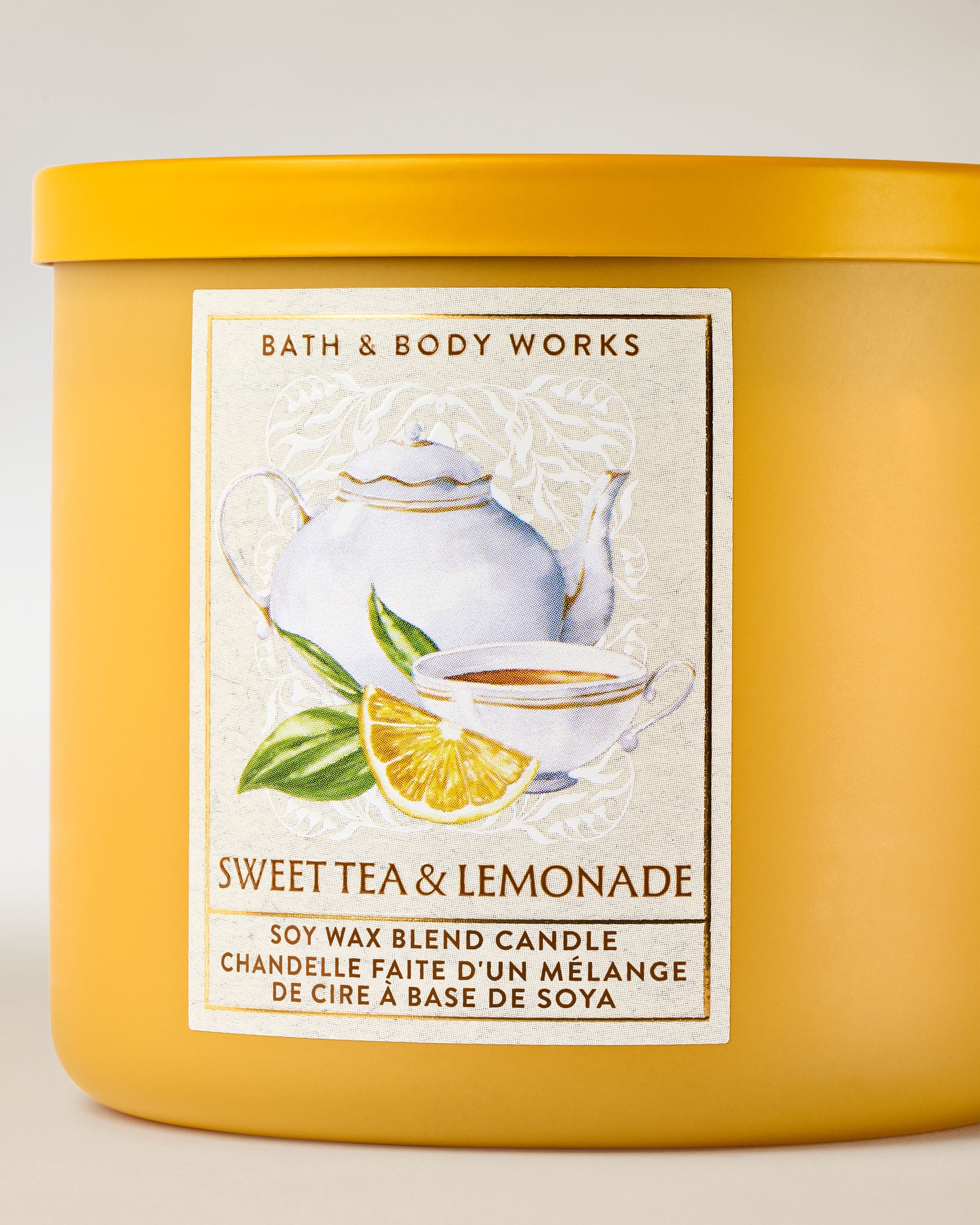 Bath & Body Works Sweet Tea & Lemonade 3-Wick Scented Candle