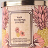 شمعة معطرة باث اند بودي وركس Pink Pineapple Sunrise 3-Wick