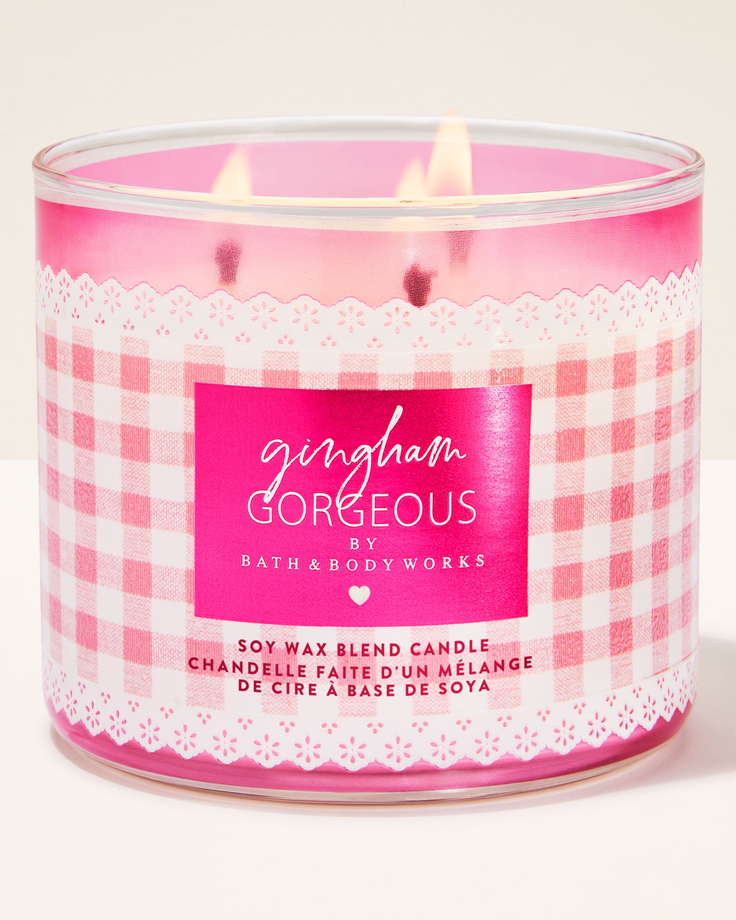 Bath & Body Works Gingham Gorgeous 3-Wick Scented Candle