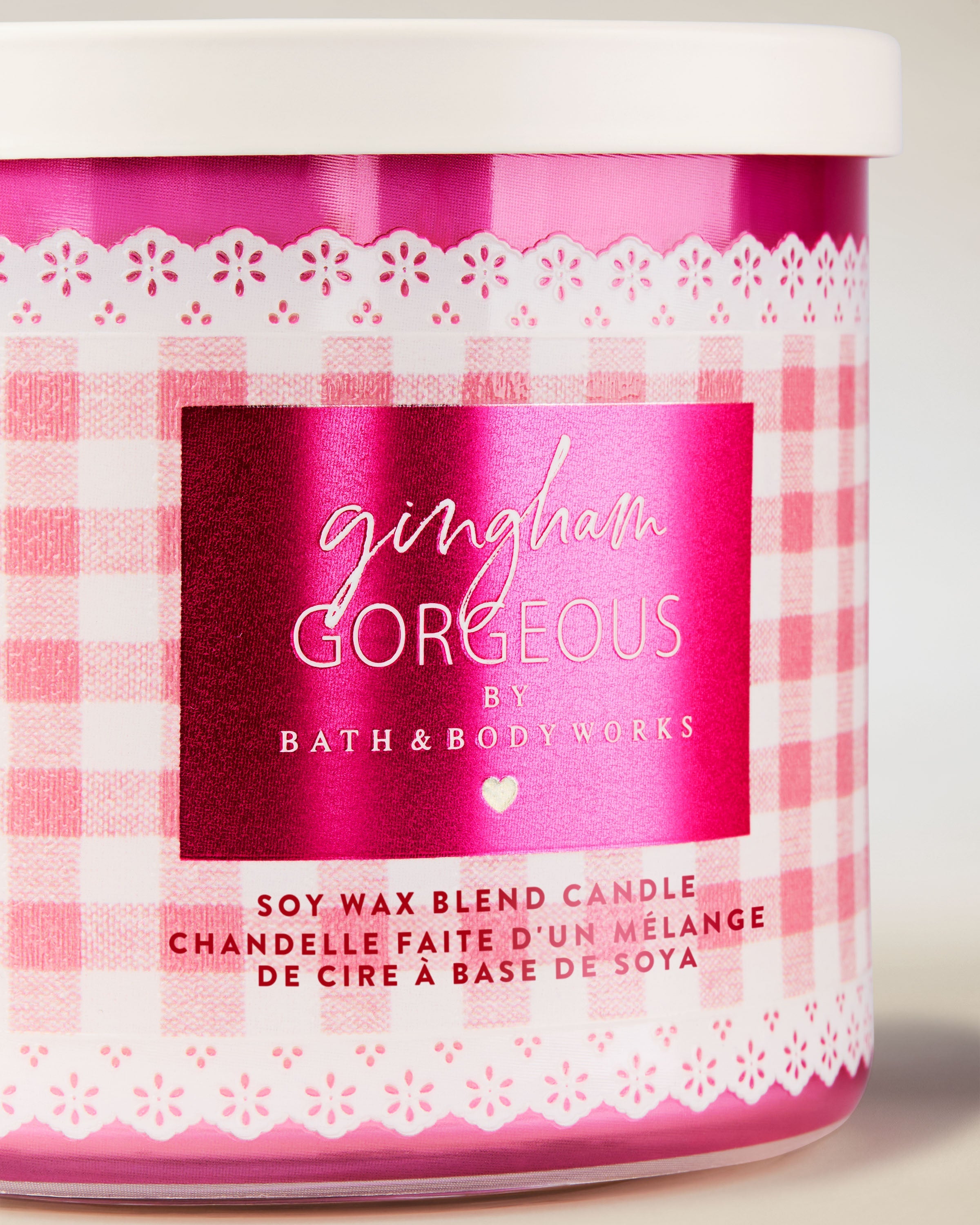 Bath & Body Works Gingham Gorgeous 3-Wick Scented Candle