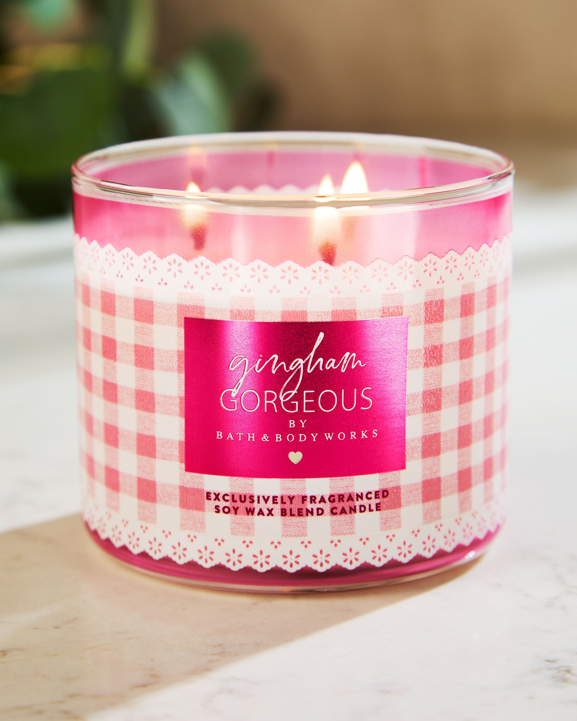 Bath & Body Works Gingham Gorgeous 3-Wick Scented Candle
