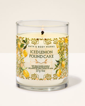 White Barn Iced Lemon Pound Cake Scented Candle