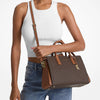Michael Kors Laila Satchel Brn Acorn Bag