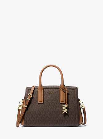 حقيبة مايكل كورس Laila Small Signature Logo Satchel