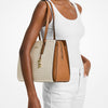Michael Kors Laila Medium Signature Logo Tote Bag