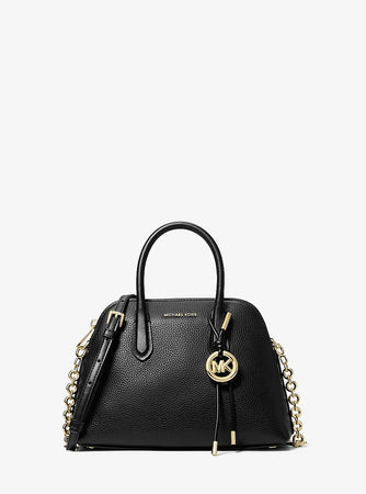 Michael Kors Freddie Satchel Black Bag