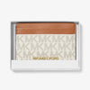 محفظة مايكل كورس Logo Card Case
