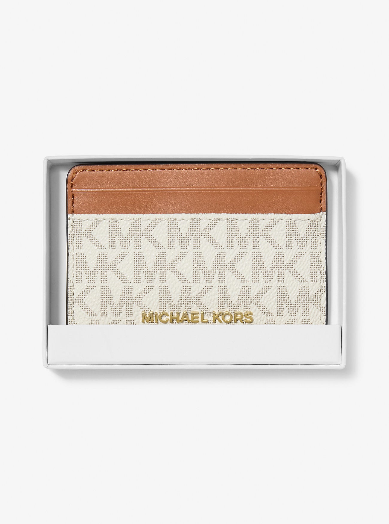 محفظة مايكل كورس Logo Card Case