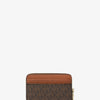 Michael Kors Jet Set Small Signature Logo Zip-Around Card Case Wallet