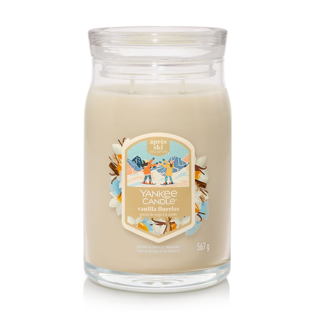 شمعة معطرة يانكي كاندل Vanilla Flurries Signature Large