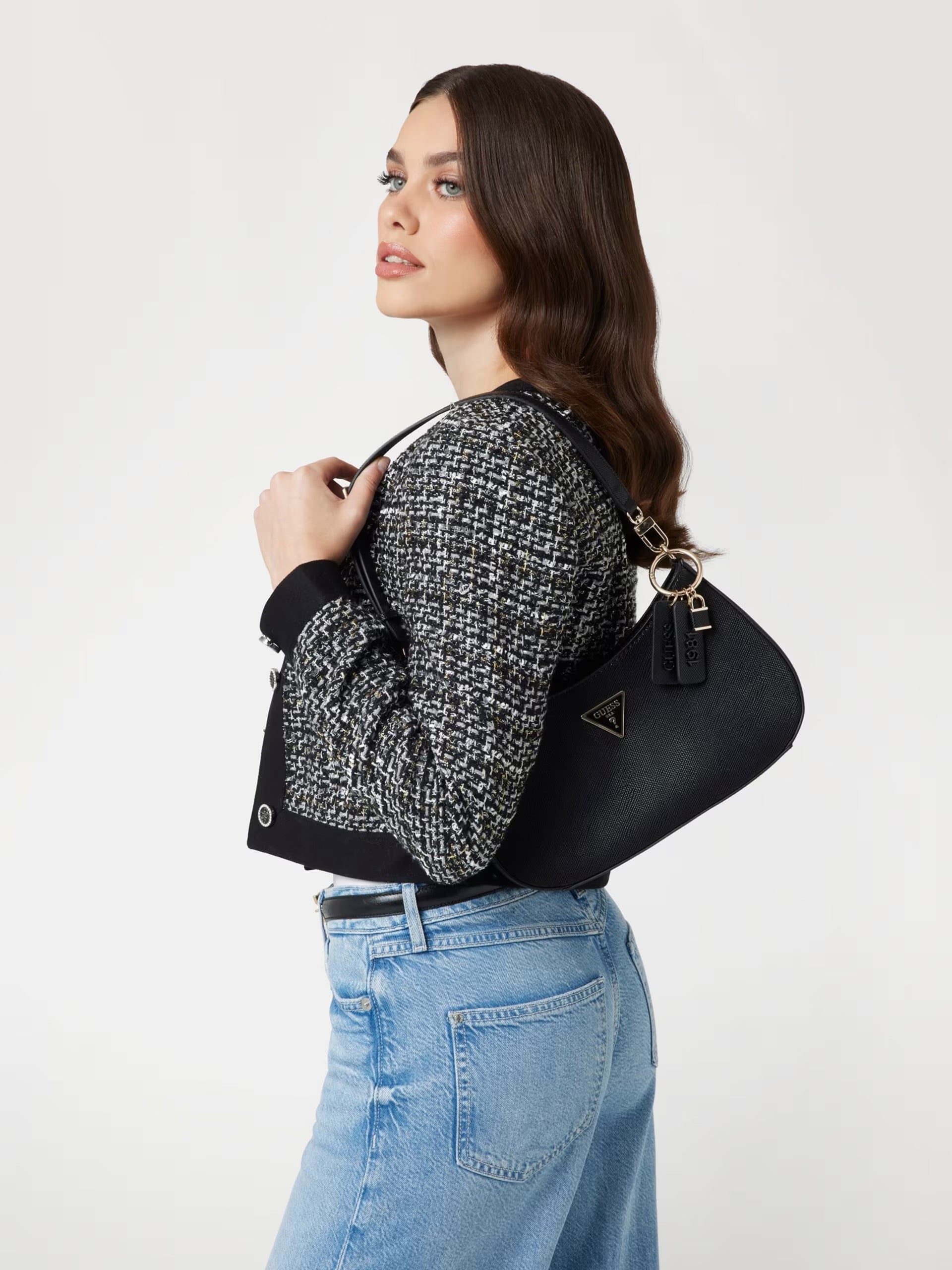 Guess Noelle Top Zip Shoulder Bag
