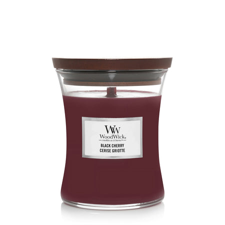 Woodwick Black Cherry Medium Scented Candle