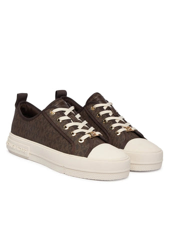 حذاء سنيكر مايكل كورس Evy Lace Up Brown