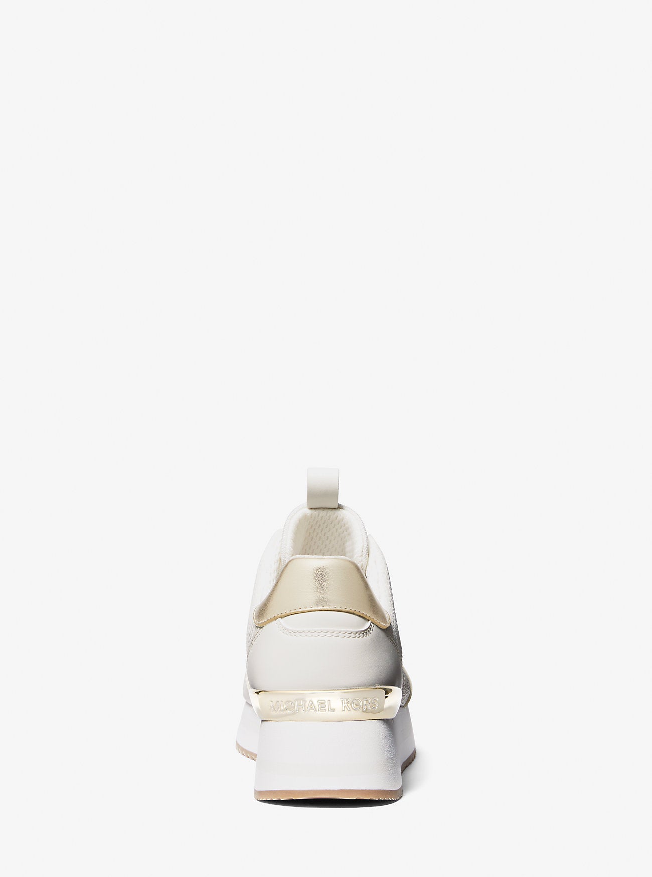 حذاء سنيكر مايكل كورس Raina Signature Logo Platform Trainer