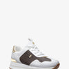 Michael Kors Raina Signature Logo Platform Trainer Sneaker