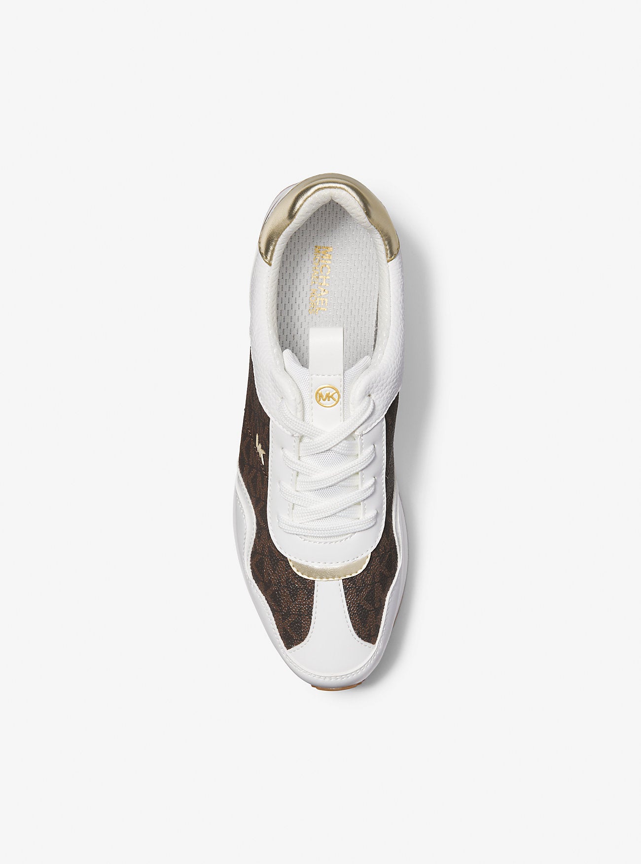 Michael Kors Raina Signature Logo Platform Trainer Sneaker