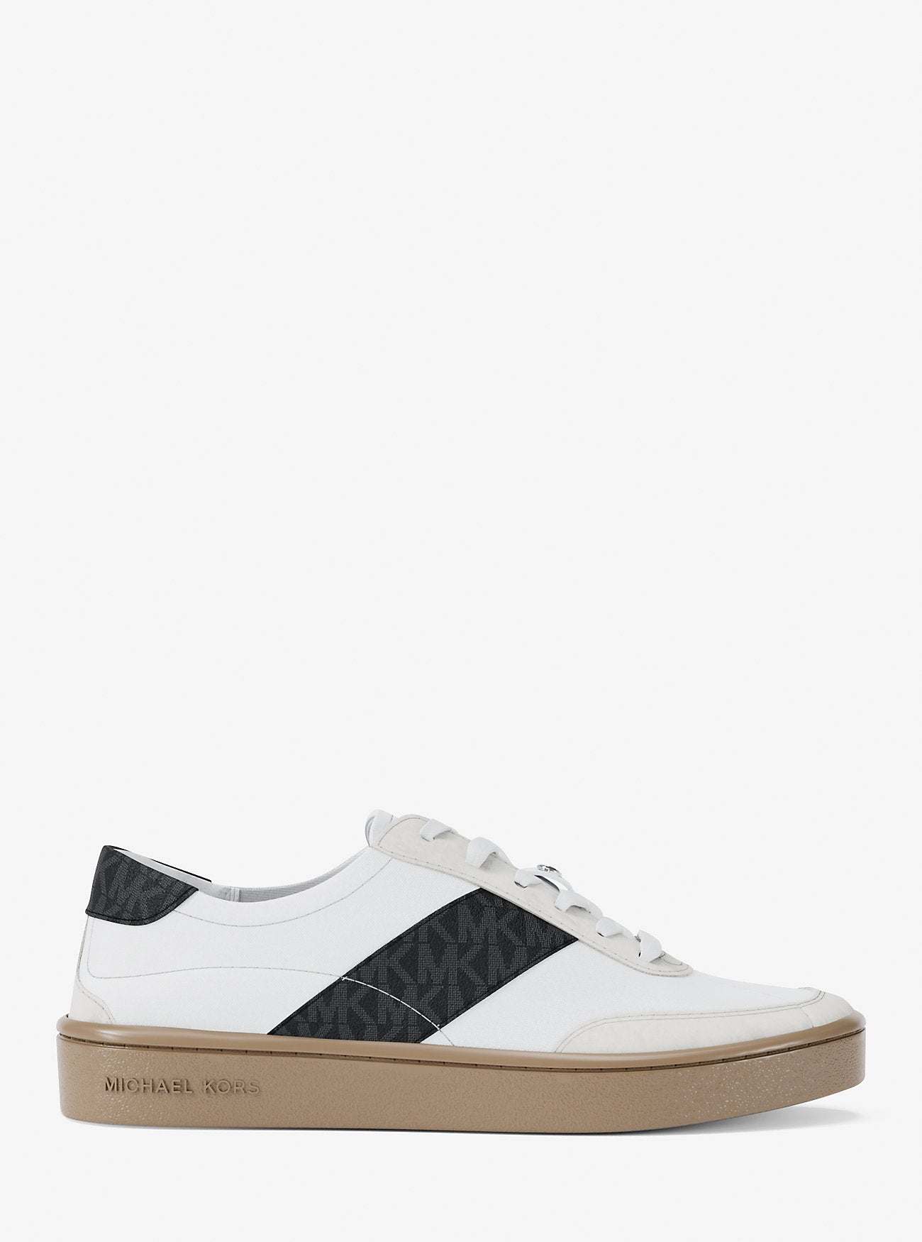 حذاء سنيكر مايكل كورس Kaycee Signature Logo Stripe Sneaker In Rosewood