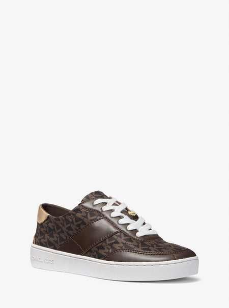حذاء سنيكر مايكل كورس Kaycee Signature Logo and Leather