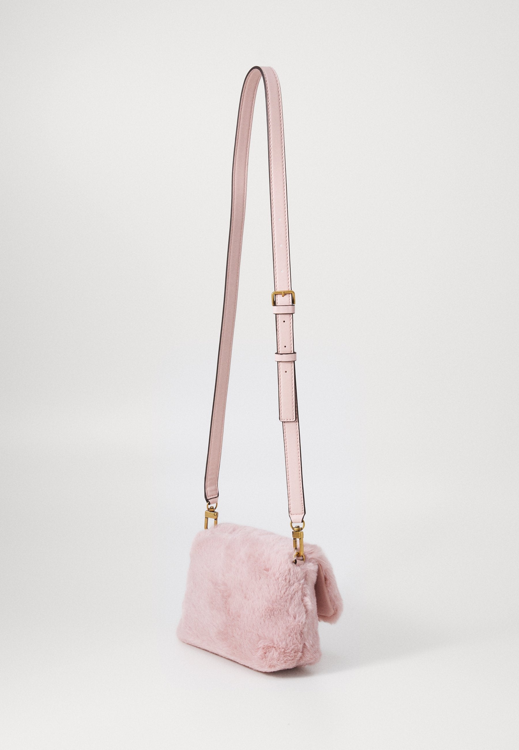 Guess Samia Faux-Fur Shoulder Bag