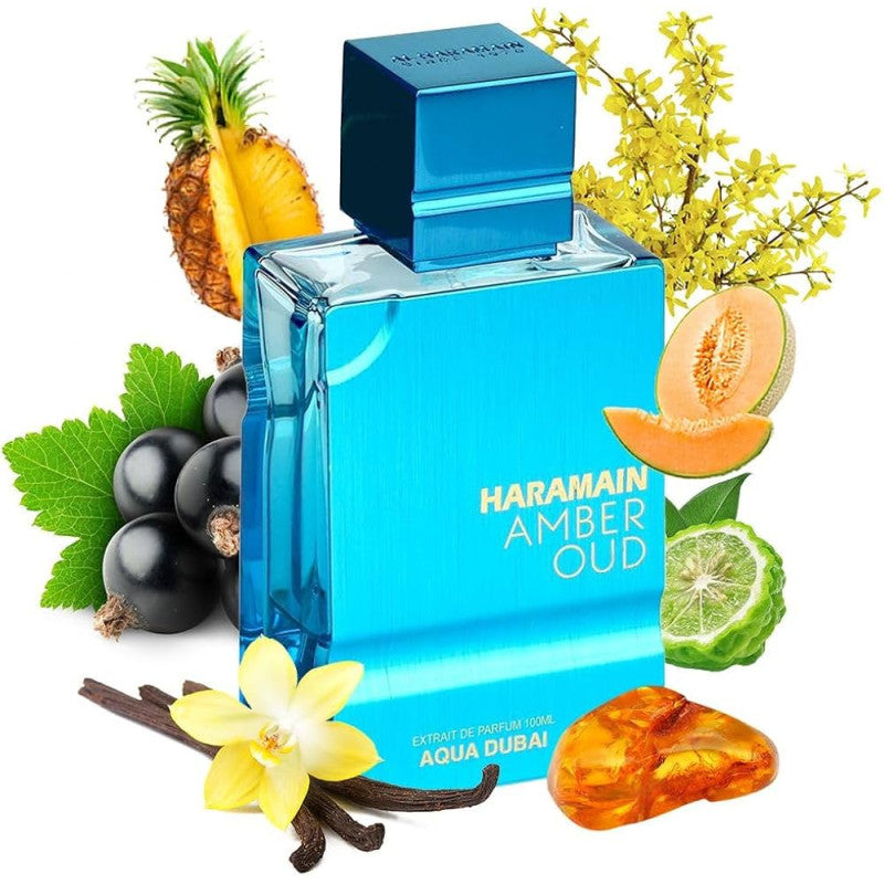 طقم عطور الحرمين Amber Oud EDP ‏75+ 30ml + 250ml مل