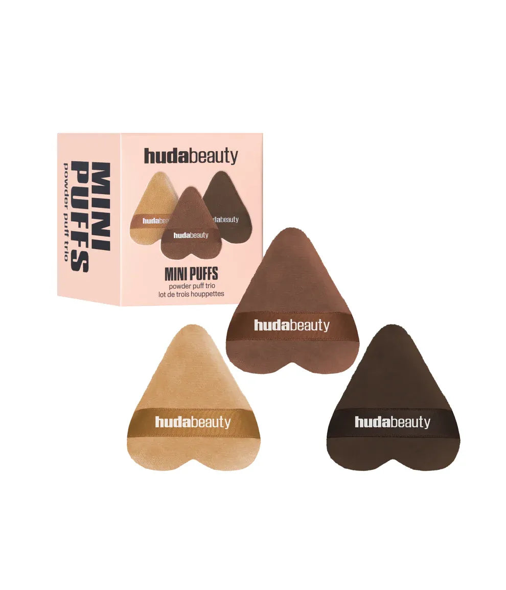 فرشاة مكياج Huda Beauty Easy Bake Powder Puff Trio (x3pcs)
