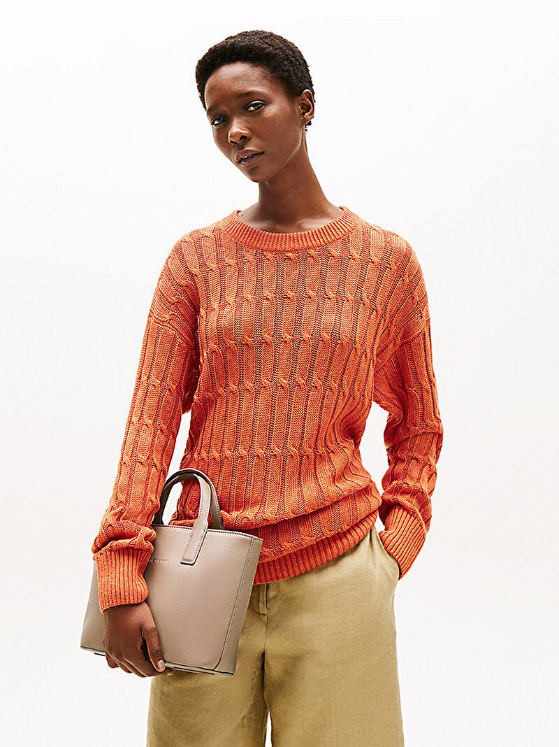 حقيبة تومي هيلفيجر Logo Webbing Strap Tote