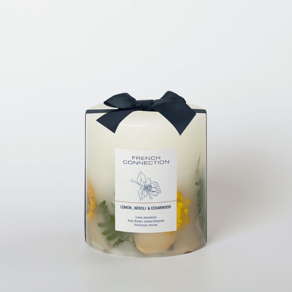 French Connection Lemon Neroli and Cedarwood Scented Candle