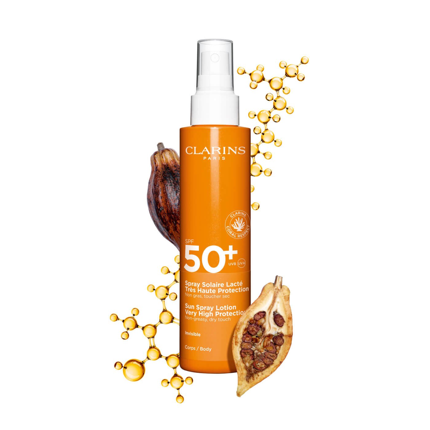 كلارينس لوشن واقي من الشمس بحماية عالية جدًا SPF50 150ml