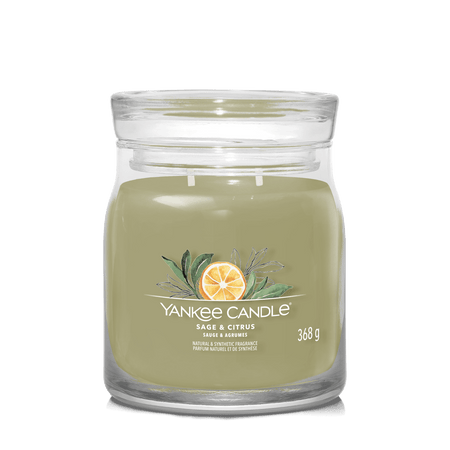 Yankee Candle Sage & Citrus Signature Medium Scented Candle
