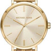 Michael Kors Addyson Gold Dial Gold Leather Watch