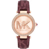 Michael Kors Parker Pavé Roes-Gold-Tone and Logo Watch